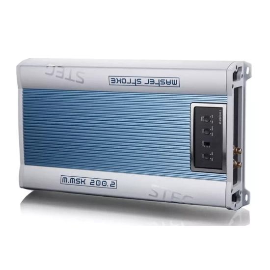 Steg M.MSK200.2 Wzmacniacz 2-kanałowy klasy D Hi-End Car Audio.